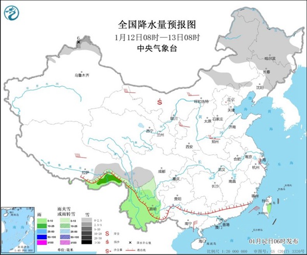                     我国大部呈回暖趋势 北方降雪有所增多                    1