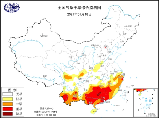                     喊渴！华南多地超50天无有效降水 后天起雨水来解渴                    1