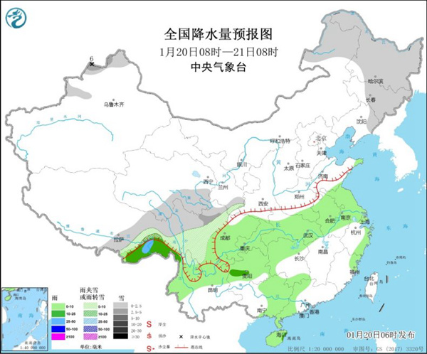                     南方大范围阴雨今起发展 东北引领气温大回暖                    1