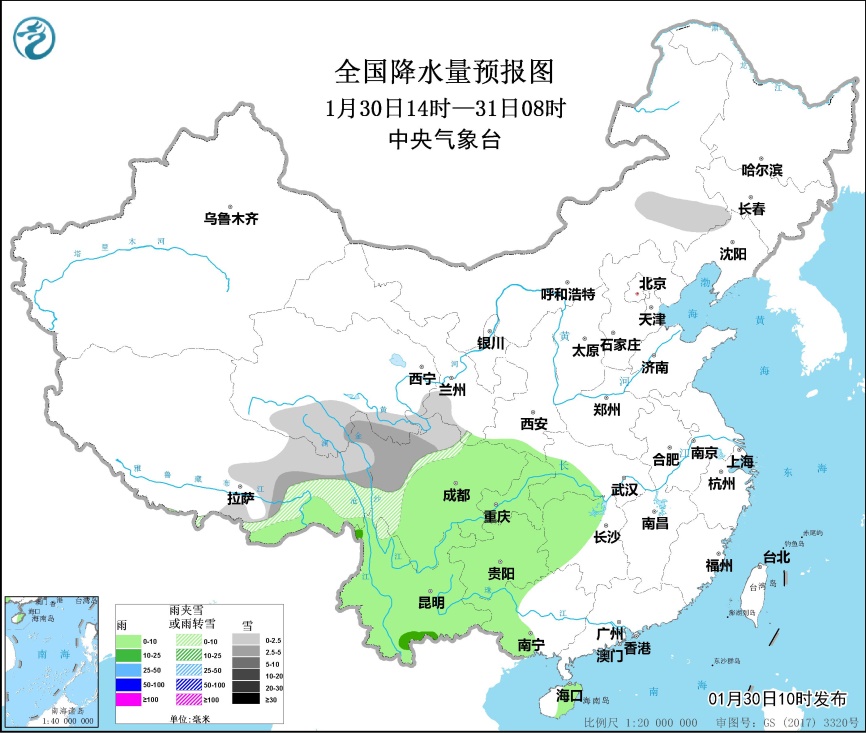                     青藏高原和东北地区等地将有明显降雪 较强冷空气将影响中东部地区                    1