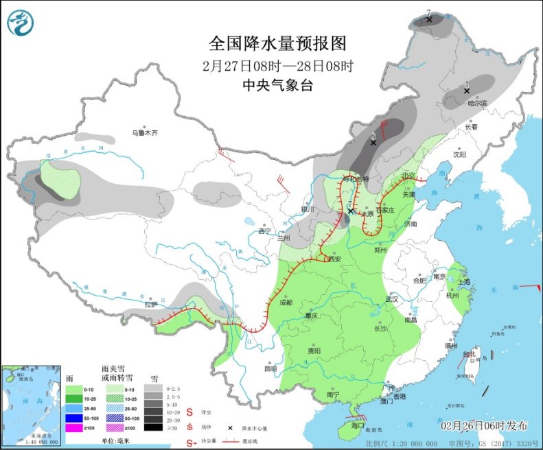                     强冷空气来袭！明起中东部雨雪再度铺展 多地气温波动频繁                    2