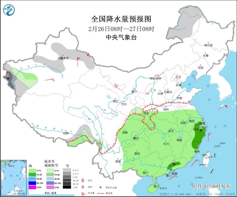                     强冷空气来袭！明起中东部雨雪再度铺展 多地气温波动频繁                    1