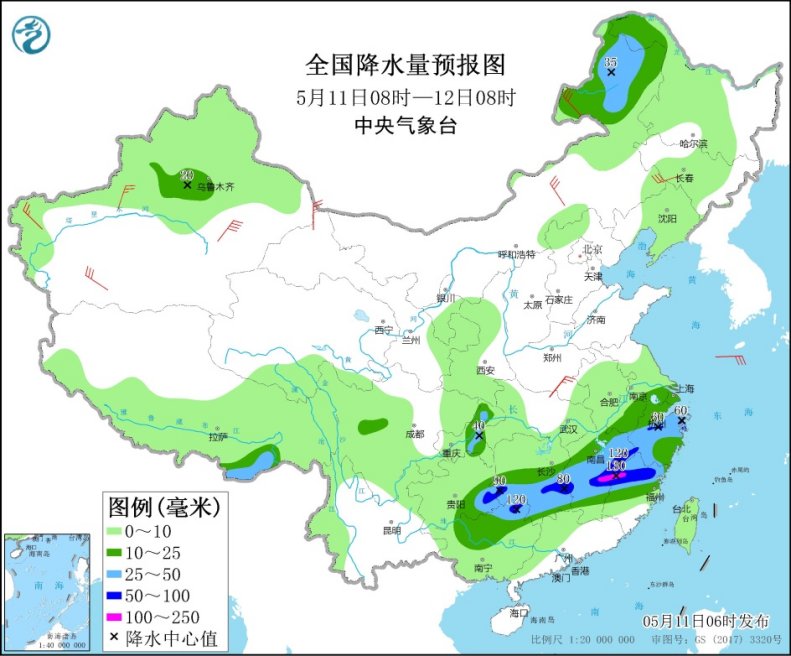                     今日南方强降雨达鼎盛 华南依旧保持高“炎”值                    1