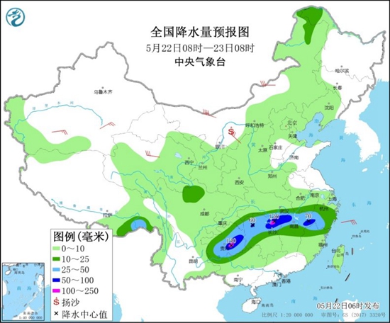                     周末贵州湖南等地有大到暴雨 冷空气携大风沙尘降温齐至北方                    1