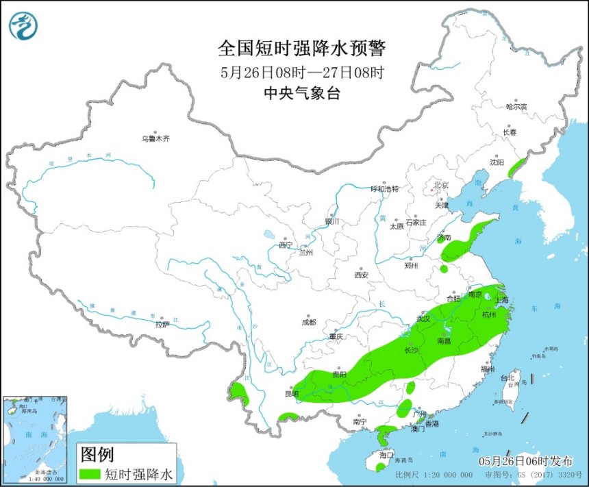                     强对流预警！13省区市部分地区将现雷暴大风或冰雹天气                    2