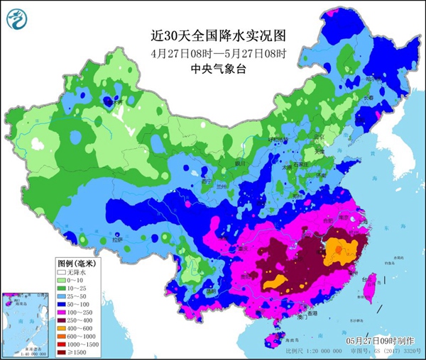                     南方5月降雨持续偏多堪比“入梅” 明起再迎新一轮强降水                    1