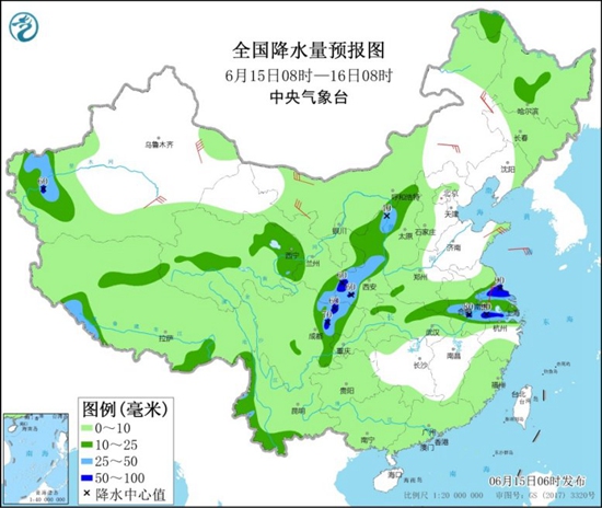                     四川盆地至长江沿线降雨频繁 江南华南高温闷热来袭                    1