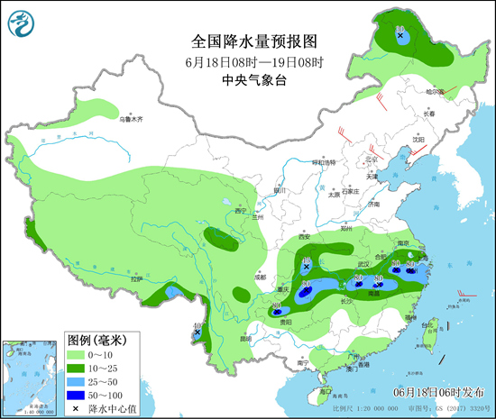                     江南北部一带降雨增强 华北黄淮重回晴晒模式                    1