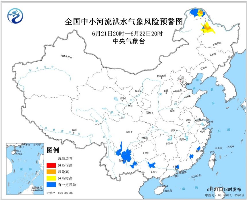                     注意！黑龙江局地发生中小河流洪水气象风险高                    1