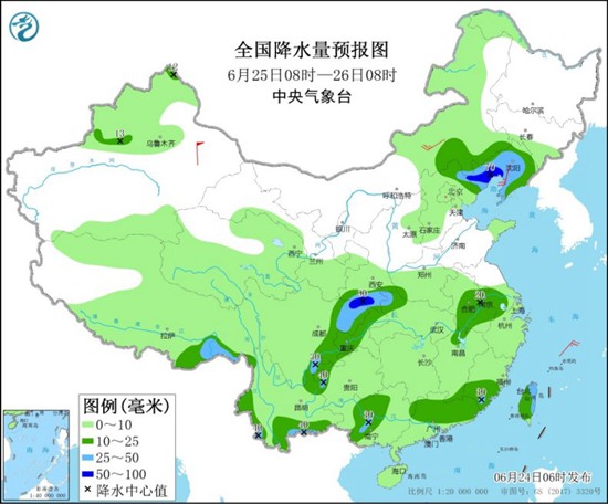                     华南云贵等地强降雨继续 25日后雨带北抬至长江中下游                    2