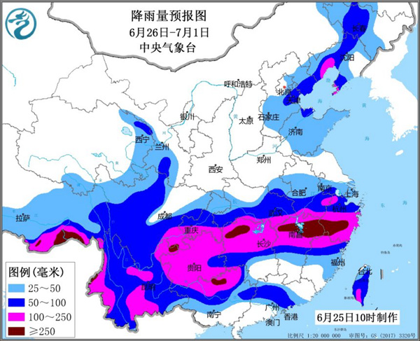                     未来一周南方将现入汛以来最强降雨过程                    1