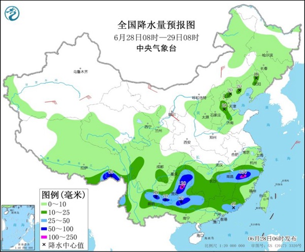                     江南中北部等地雨势增强 西北黄淮高温再次打响“持久战”                    1