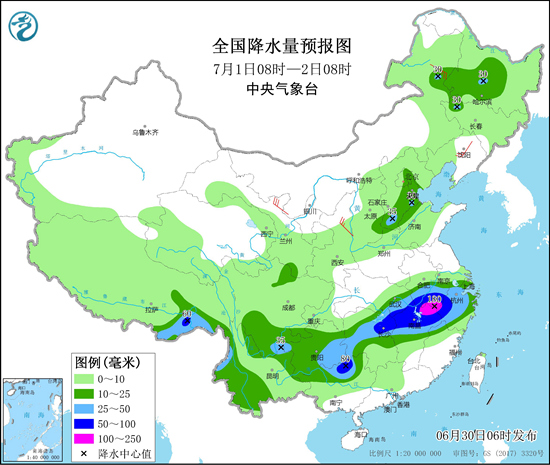                     强降雨带7月初逐渐北抬 南方高温增多                    2