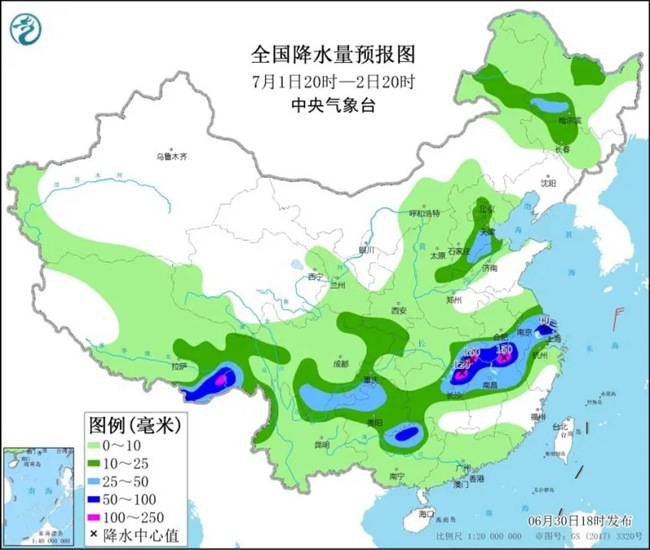                     梅雨持续发力！长江中下游地区暴雨“扎堆” 北方冷涡活跃小心强对流                    2
