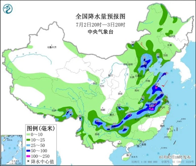                     强降雨中心北抬！长江中下游沿线仍有暴雨 但这些地方即将雨过天晴                    1