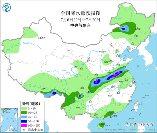                     主雨带北抬 南方暴雨“挪窝”                    3