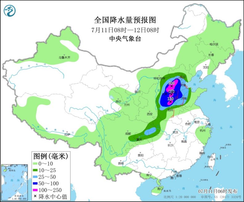                     华北今年以来最强降雨来袭 江南华南“桑拿天”持续                    1