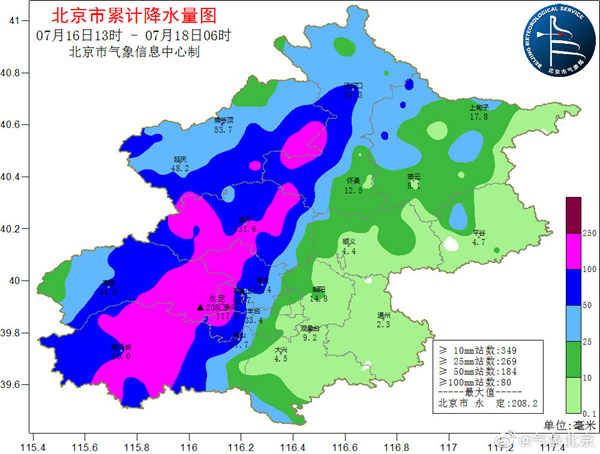                     局地暴雨！北京今日白天强降雨仍持续 山区地质灾害风险较高                    1