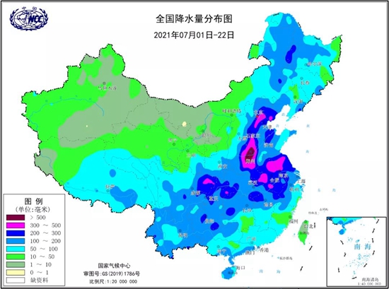                     注意！“七下八上”期间 我国将有南北两条多雨带                    1