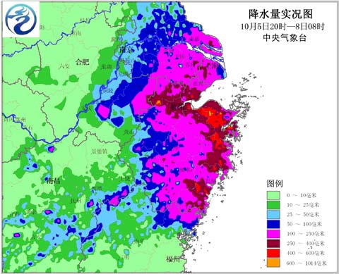                     “烟花”或致长时间极端降雨 浙江的雨会堪比河南特大暴雨吗？                    4