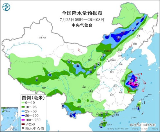                     “烟花”将于今天登陆浙江至江苏沿海 华东沿海风大雨急                    2