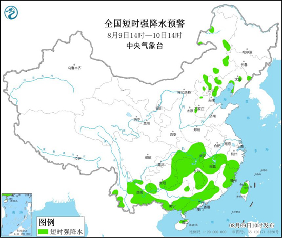                     强对流预警！内蒙古北京等8省区市部分地区有雷暴大风或冰雹                    2