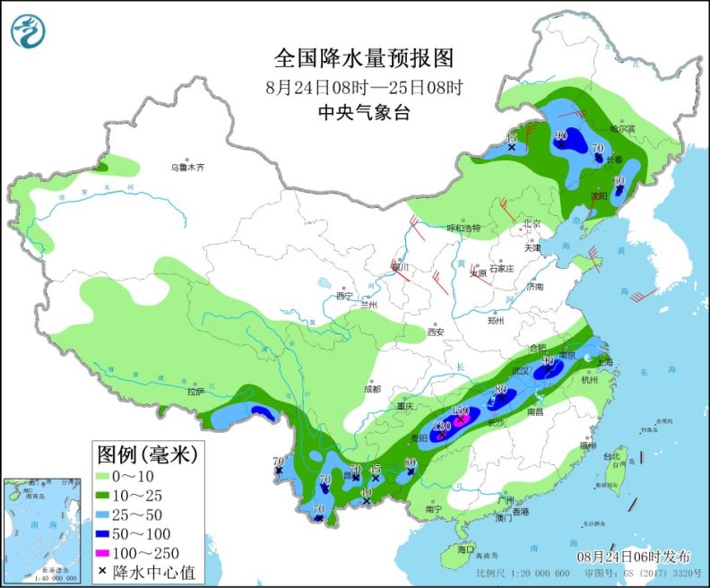                     强降雨盘踞南方 西北东北入秋进程加速                    1