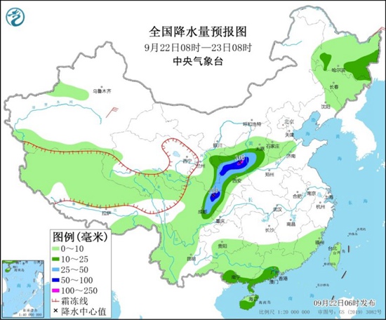 9月22日中秋假期后新一轮降雨过程来袭 南方“秋老虎”发威                    1