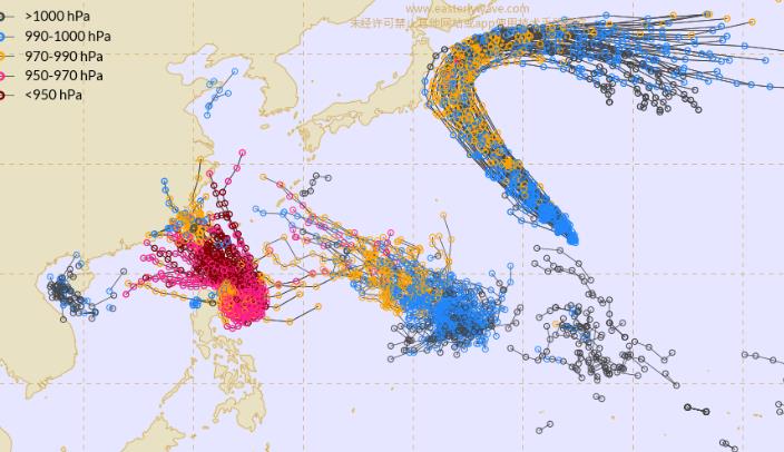 今年11号台风海葵胚胎路径图最新消息 11号台风海葵最终大概率登陆日本